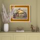 Italian popular scene signed painting oil on board