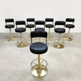 Swedish vintage design bar stools Borje Johanson