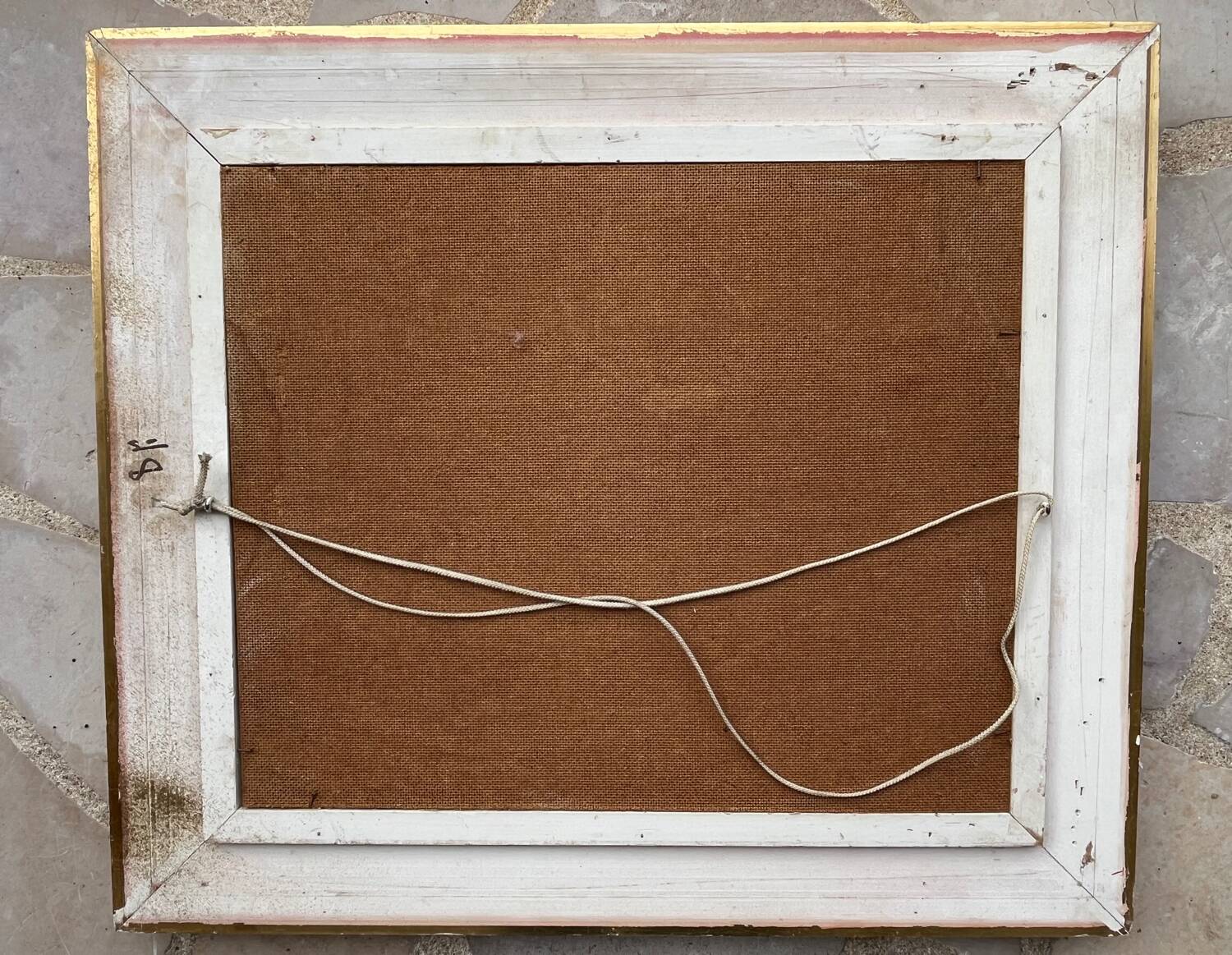 Tableau: Oil on panel - landscape of Venice