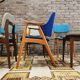 Set of 6 mismatched 1960s Scandinavian chairs