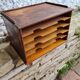 Vintage wooden office sorter 60s