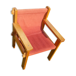 chaise enfant en pin