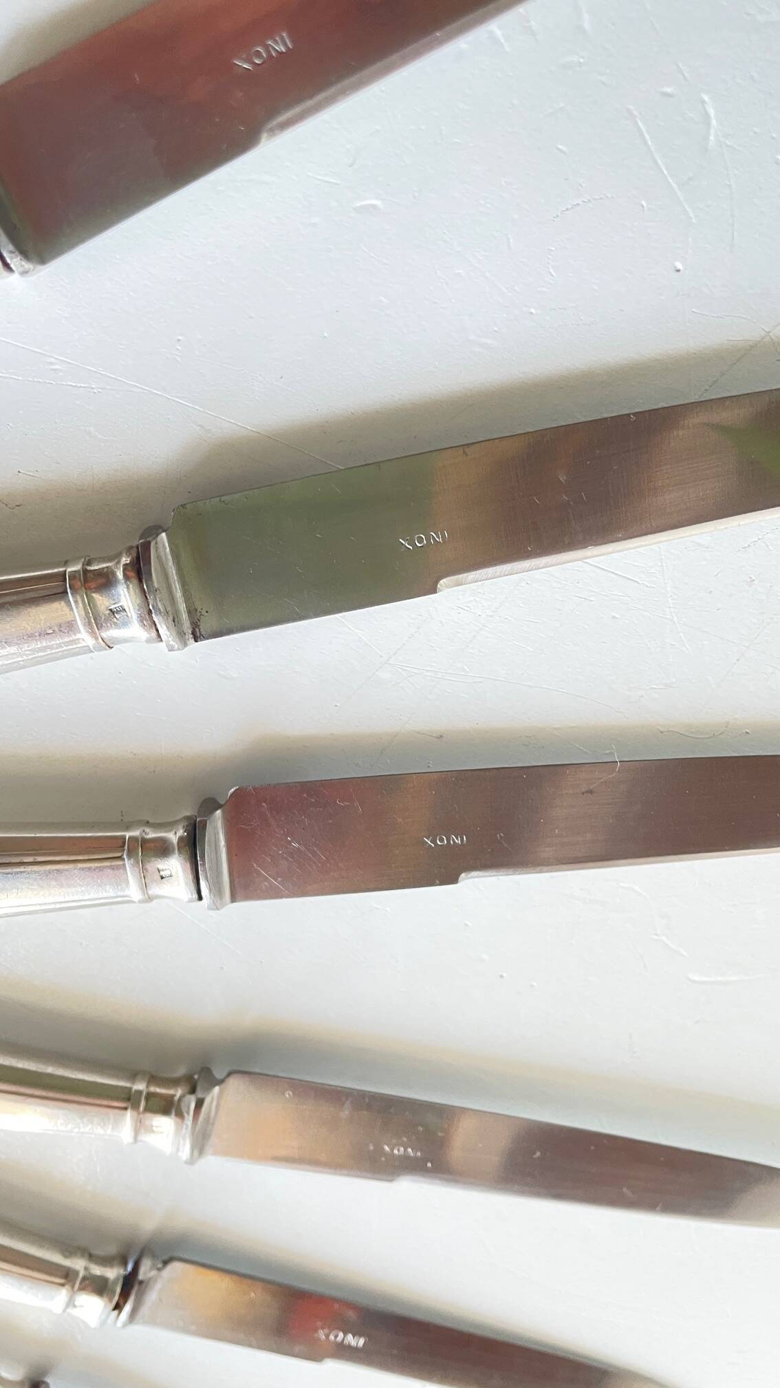6 Art Deco Dessert Knives