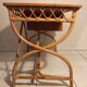 Louis Sognot vintage rattan desk and chair