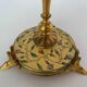 Pair of candlesticks Napoleon III in bronze cloisonné XIXth Barbedienne