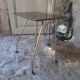 Lampadaire année 50 en laiton style vintage