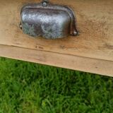 Raw wood coffee table