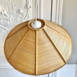 Vintage rattan pendant light
