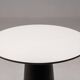 Dining table Container Marcel Wanders, black base and white top.