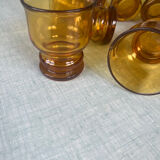 Set of 8 vintage Pernod glasses