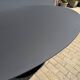 Knoll Tulip oval dining table 198/244cm black Feniks laminate