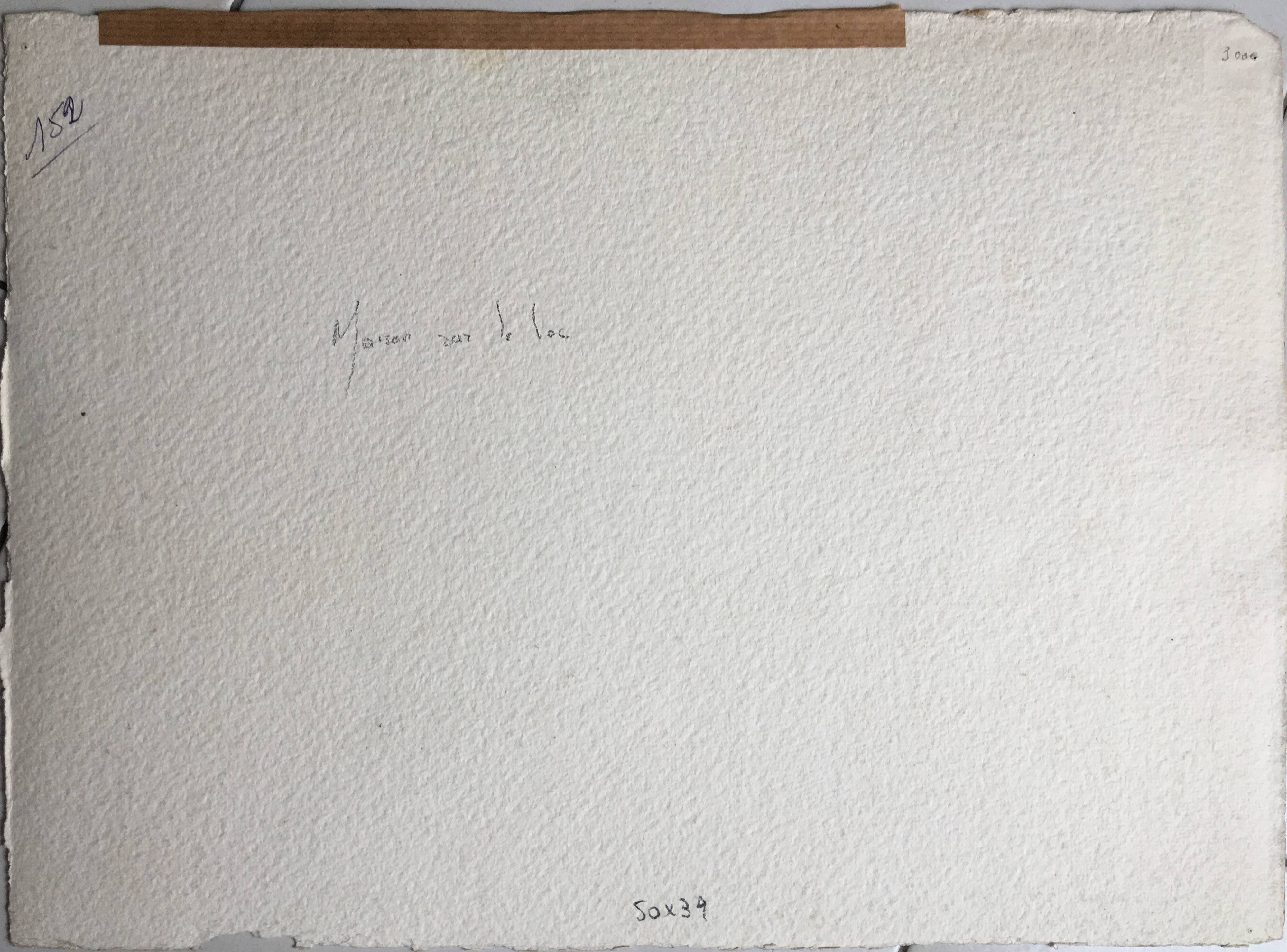 Watercolor "House on the Lake"