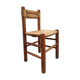 Chair wood and straw 1960