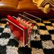 Marais International Plexiglas magazine rack