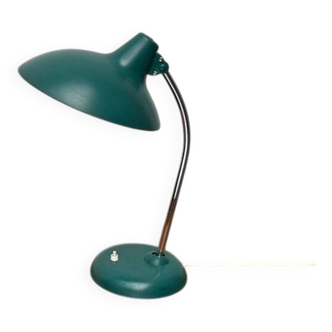 German green table lamp 6786 from the mid-century by Christian Dell for Kaiser Idell, 1960s.