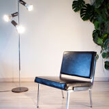 Heater year 60 chrome and imitation black leather