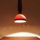 Swedish Mid Century Modern wooden pendant lamp by Hans Agne Jakobsson