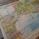 Ancient school map "Midi Mediterranean and Corsica" - Paul Kaeppelin