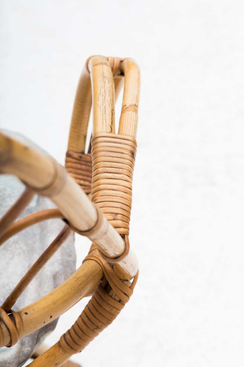 Rattan side chair, Dutch design, 1950’s