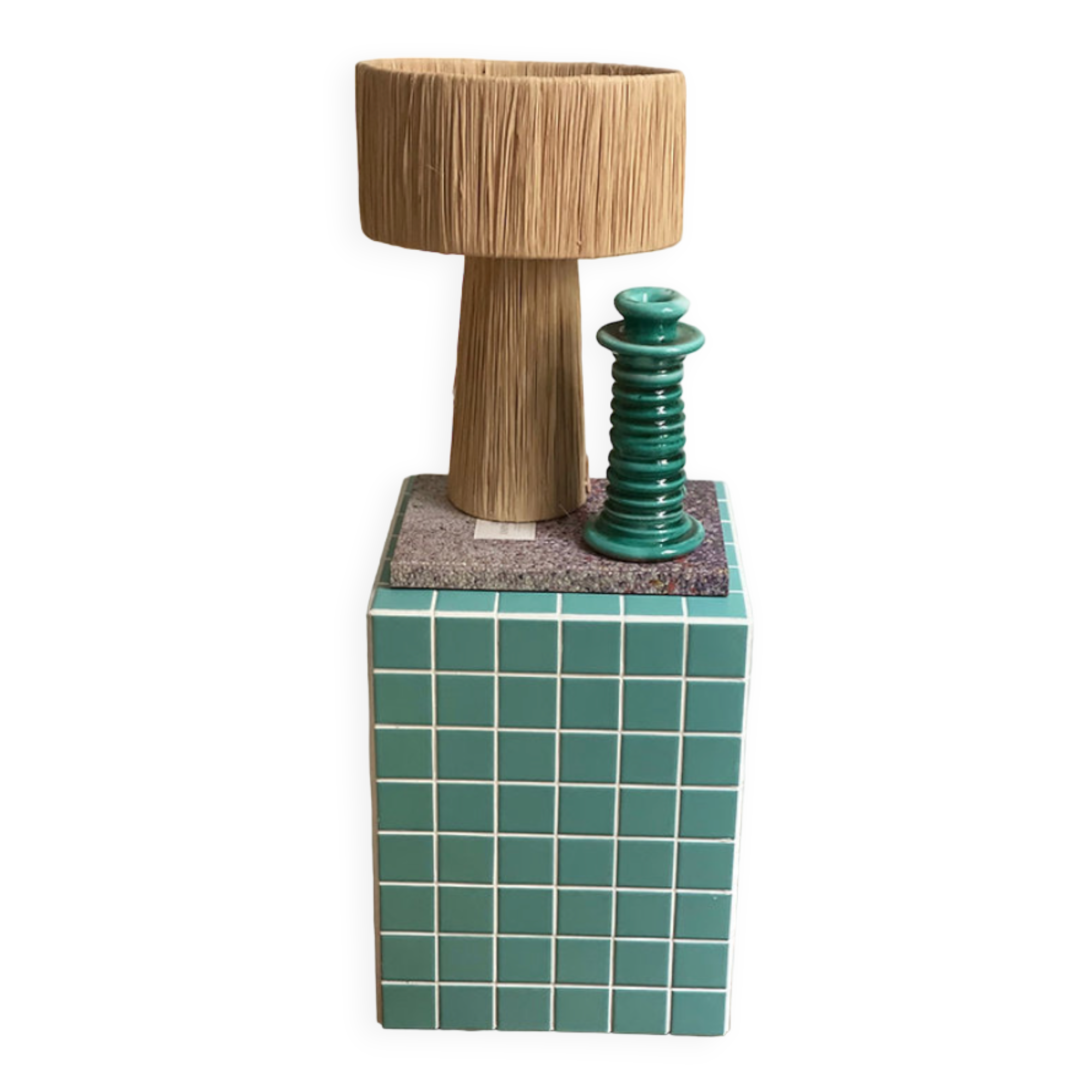 VColumn - turquoise blue/white