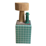 VColumn - turquoise blue/white