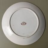 "Carmen" - Set of flat plates Ø 22.5cm ironstone Sarreguemines U&C