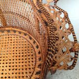 Armchair Emmanuelle rattan Kok House 1970