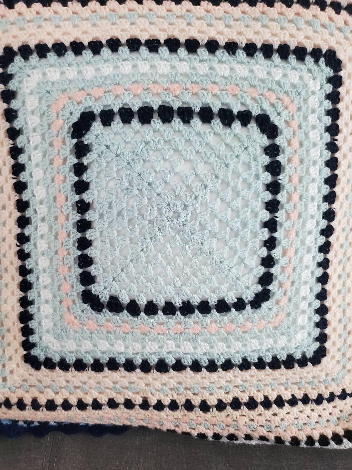 Housse de coussin Vintage au crochet