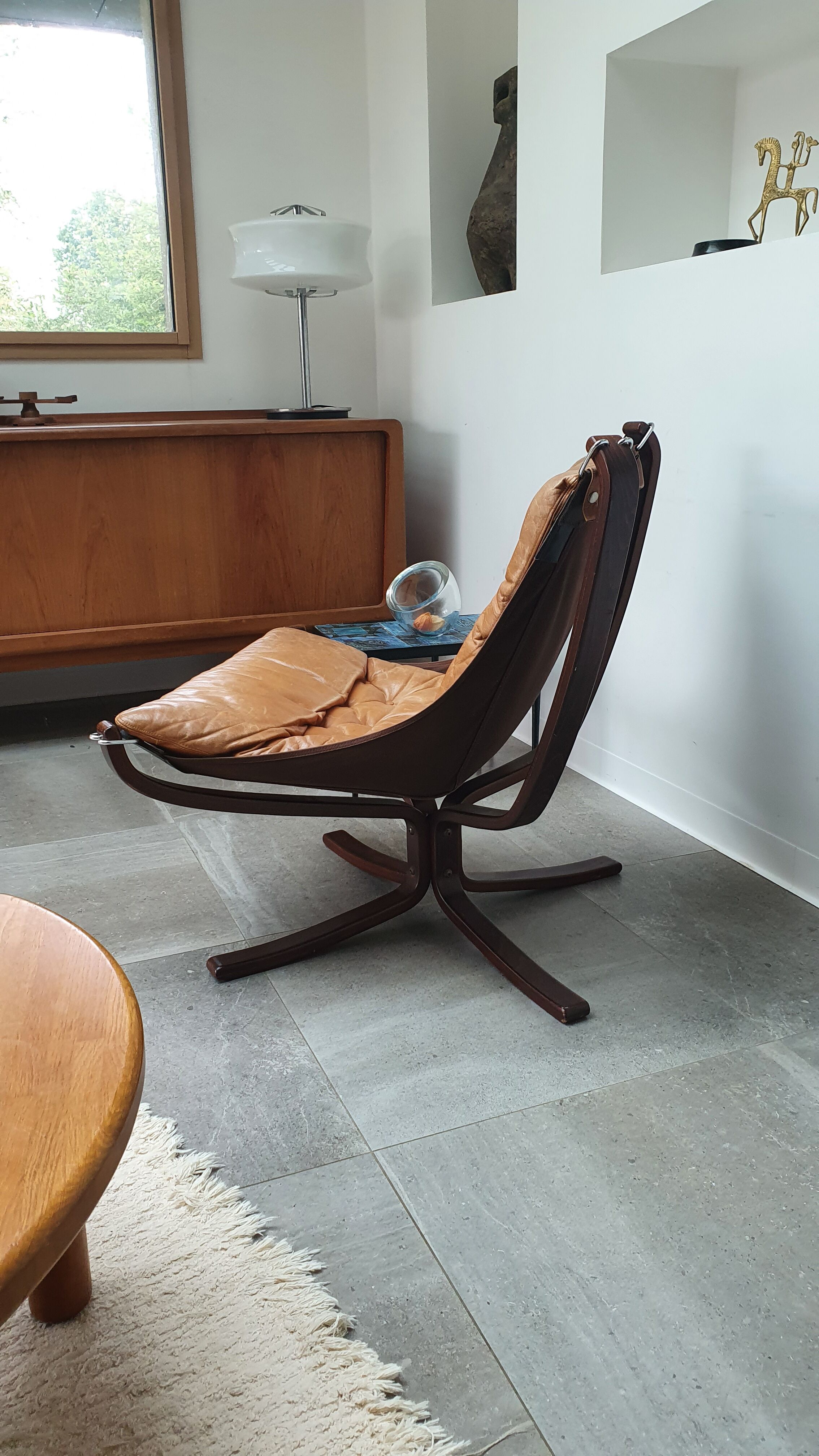 Falcon Scandinavian armchair by Sigurd Resell ed Vatne Mobler