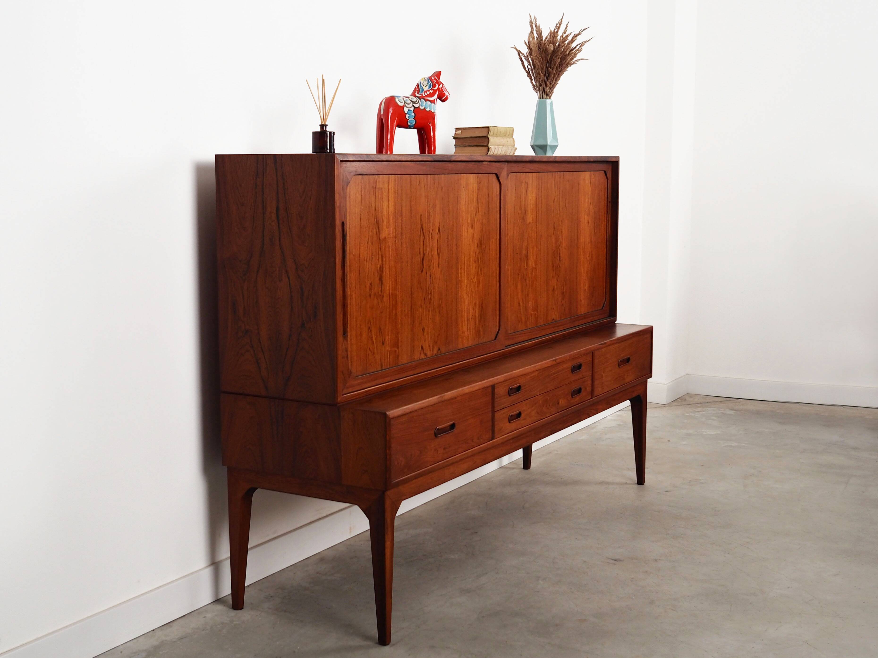 Rosewood highboard, Danish design, 1960s, designer: Severin Hansen