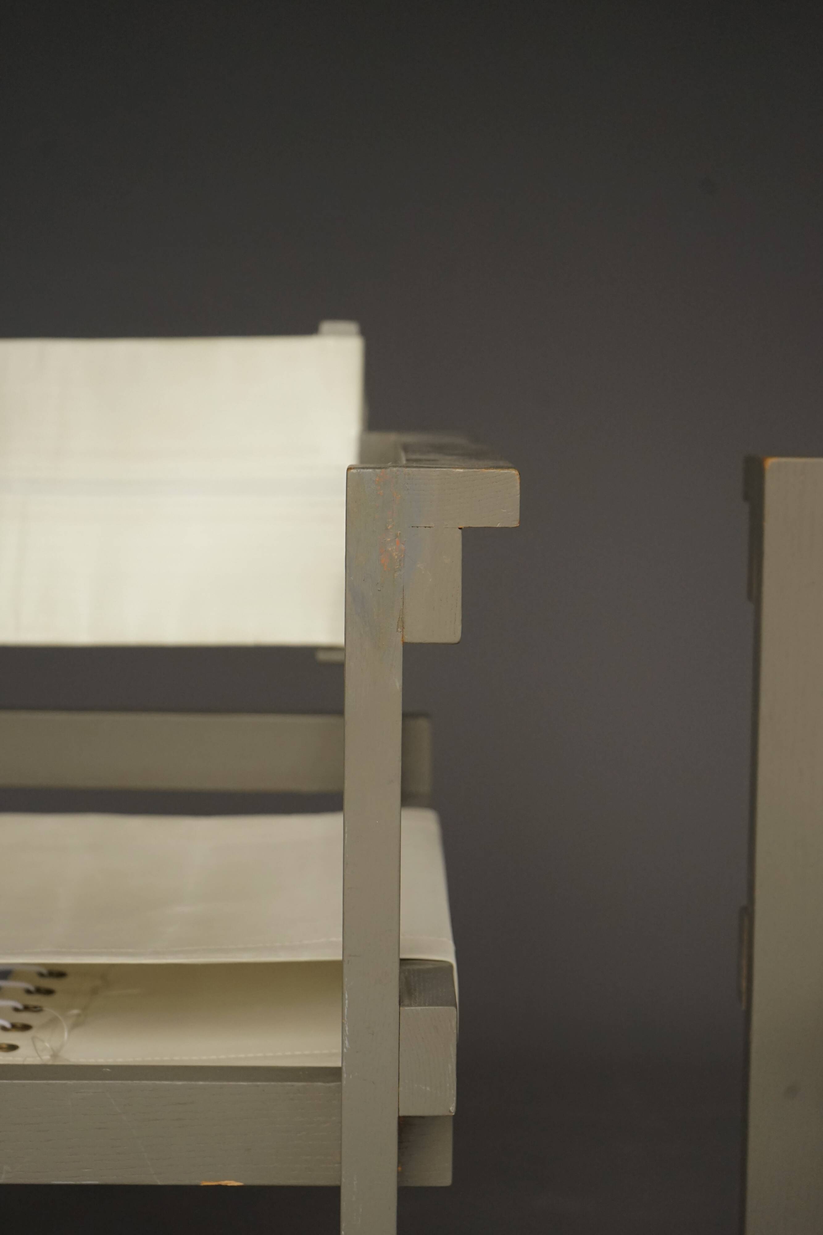 Dutch Modernist Side Chairs, Set of 2