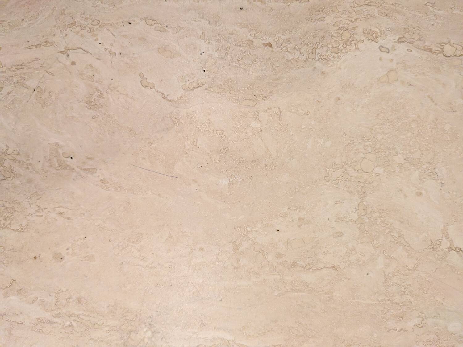 Table basse ronde en travertin par Up & Up, Italie 1970