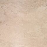 Table basse ronde en travertin par Up & Up, Italie 1970