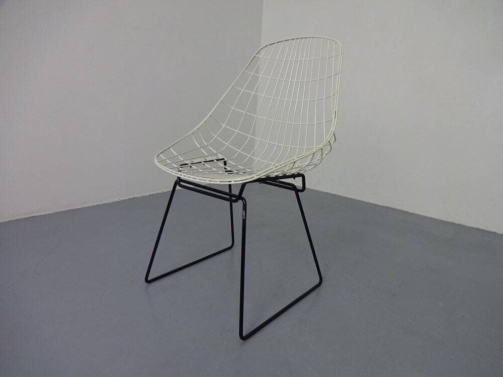 Wire Side Chair by Cees Braakman for Pastoe, 1950s