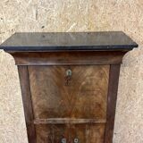 old secretary, Restoration era, lock and clover key, nineteenth century