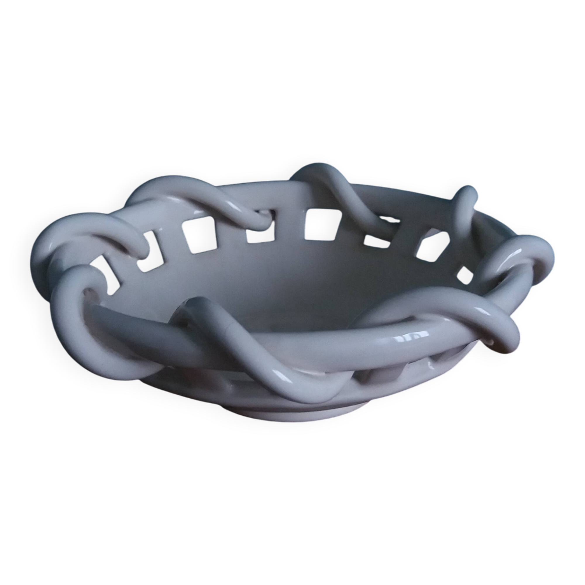 Woven ceramic fruit bowl Anthéor