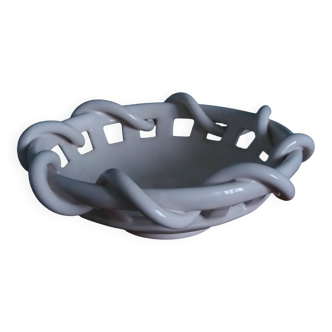 Woven ceramic fruit bowl Anthéor