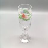 11 luminarc champagne flutes with vintage palluy motif