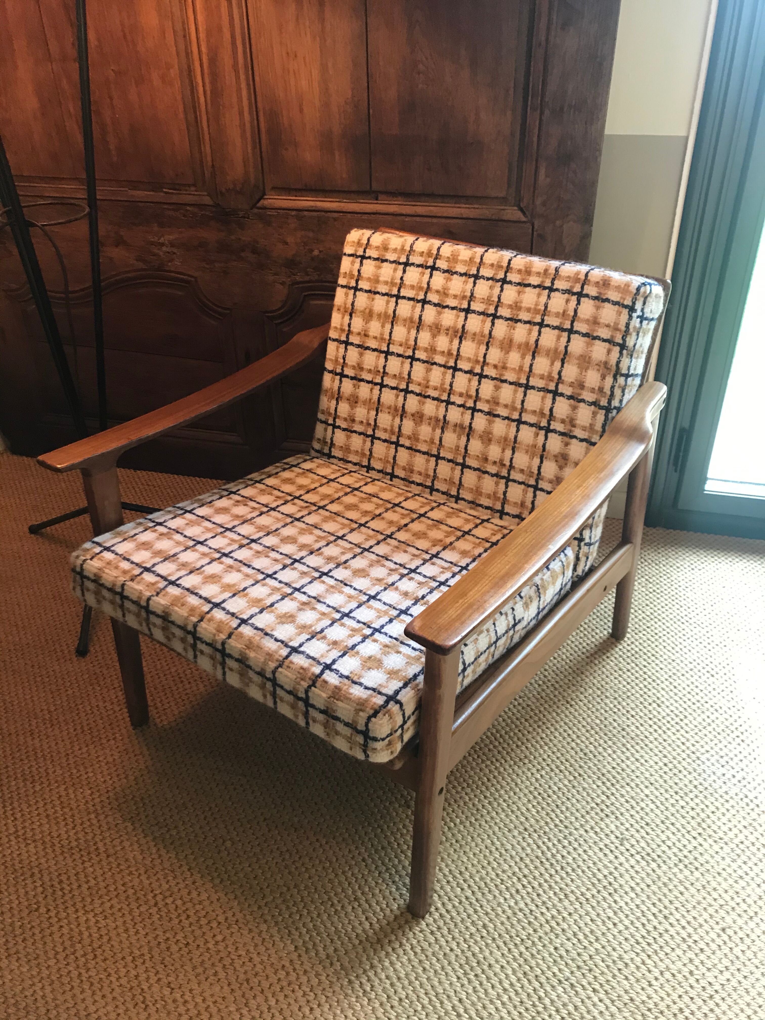 Scandinavian armchair 1960