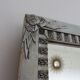 Art Deco mirror in silver wood 30/40 years