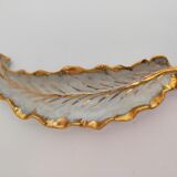 empty porcelain pocket and gold gilding signed