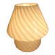 Venini lampe spirale champignon design vintage verre de murano swirl blanc