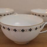 5 fine porcelain cups