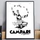 Vintage poster 30s Campari