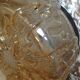 Round ceiling light vintage glass