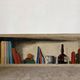 “The Bookshelf” London shelves by R Steed, oil on panel