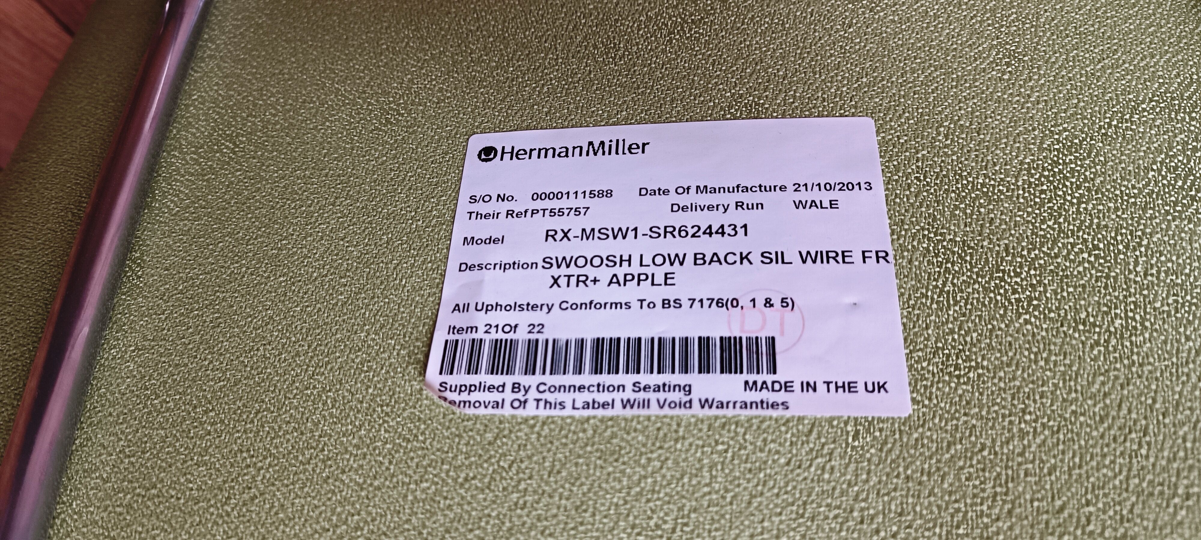 Herman Miller fabric chair