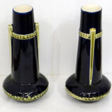 Set of earthenware vases and planters