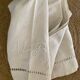 Drap en coton et lin monogrammé VR, années 1900