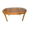 Oval Scandinavian teak table
